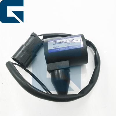 SD1224-C-1001 SD1224C1001 Excavator Accessories  PC60-7 PC120-6 Swing Solenoid Valve